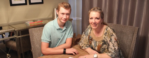 Dustin Mitcham founded Healing Heroes Fund with help from his mother, Heather Arroyo.