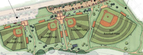 The city of Leander's new Little League teams will play at the new baseball fields at Benbrook Ranch Park in spring 2016. 