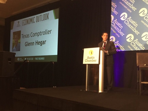 Texas Comptroller of Public Accounts Glenn Hegar provides his perspective on the future of the state's economy. 