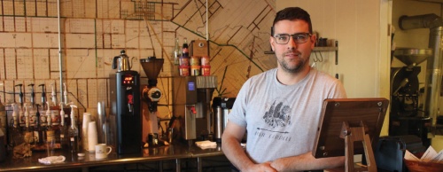 Co-owner Jeremy Perrine opened Pearland Coffee Roasters after moving from Louisville, Kentucky, in 2009.