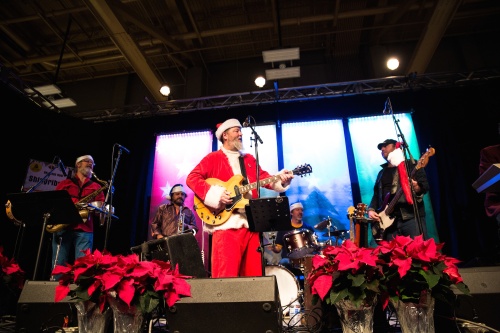 Austin-based music act Shinyribs performs during the annual Armadillo Christmas Bazaar, which celebrated its 40th anniversary in 2015.