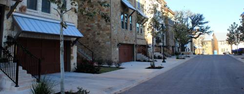 The Brownstones at the Summit, a development that will feature 114 single-family townhomes, is under construction at The Summit at Rivery Park.