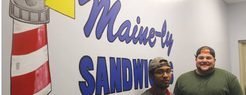 Maine-ly Sandwiches offers New England-style food, such as lobster rolls.