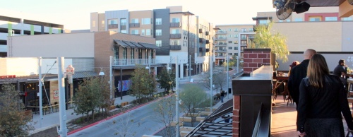 The Rock Rose district in The Domain features locally owned bars, restaurants and service businesses.