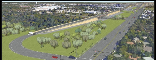 The Central Texas Regional Mobility Authority unveiled a rendering of the proposed direct connector from US 183 to RM 620 during a November public hearing. That connection, at a cost of $147 million, has contributed to an overall project cost increase of $425 million.