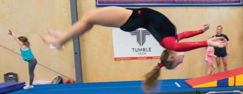 Tumble Tech clients run the gamut from gymnasts and cheerleaders to dancers and wakeboarders.