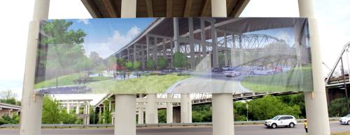 183 South is a four-year, $743 million project that will include six tolled and six nontolled lanes as well as bicycle and pedestrian facilities.