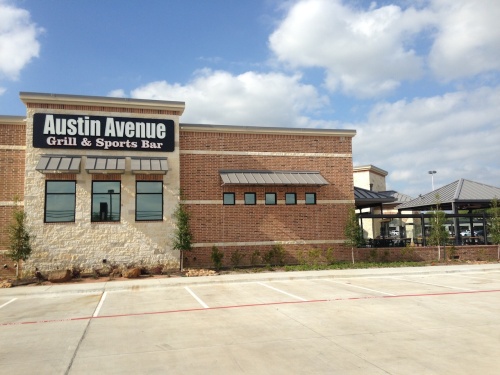 Austin Avenue Grill & Sports Bar is now open after rebuilding from a fire that destroyed the original building in July 2011.