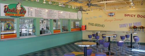 Double Dip, established in 2001, has a throwback-style diner. Owner Chris Diamond said it's a style he will try to maintain when the restaurant relocates to the northeast corner of Main Street and Teel Parkway.