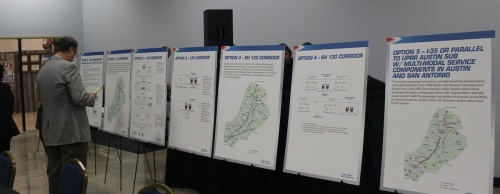 The Lone Star Rail District held a meeting April 15 to discuss the district's progress and future plans on a project to bring commuter rail service to cities between the Austin and San Antonio areas. 