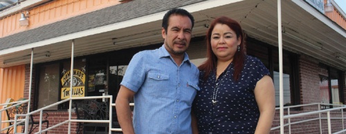 Cuco and Olga Alvarado opened the Palm Cafe in San Marcos in 2006. 
