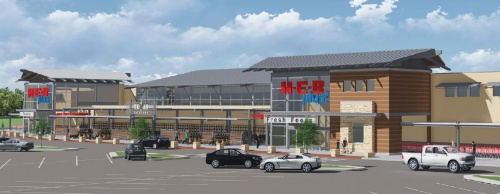 Huttou2019s first full grocery store will be an H-E-B Plus coming to the intersection of Gattis School Road and SH 130 this fall. 