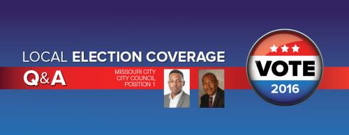 Missouri City City Council Position 1 u2022 Candidates Q&A