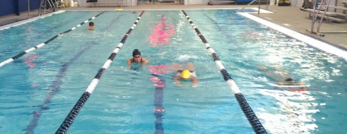 Masters swim classes meet at The Pod various times during the week to work out and train. 