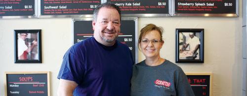 Ted Bilsky and his wife, Judy, own Scratch Kitchen.