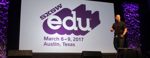 Roberto Rivera was one of three keynote speakers to wrap up the seventh year of SXSWedu.