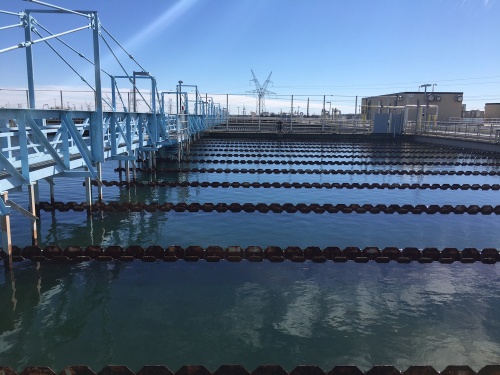 The North Texas Municipal Water District moves an average of 266 million gallons of water through its Wylie treatment plant each day. 