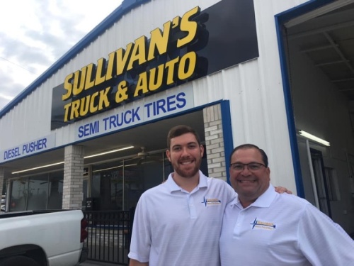 Owner Danny Sullivan (right) and his son, Michael (left), run Sullivan's Advanced Paint & Body Shop. (Courtesy Sullivan's Advanced Paint & Body Shop)