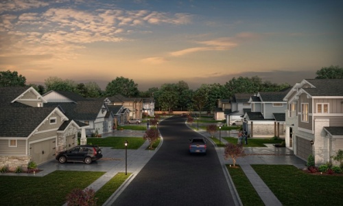 The community will include 118 homes once complete. (Rendering courtesy Empire Communities)