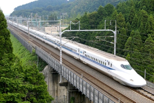 The Texas Central rail connection from Dallas to Houston will feature a bullet train similar to this one. (Courtesy Texas Central Partners/Community Impact Newspaper)