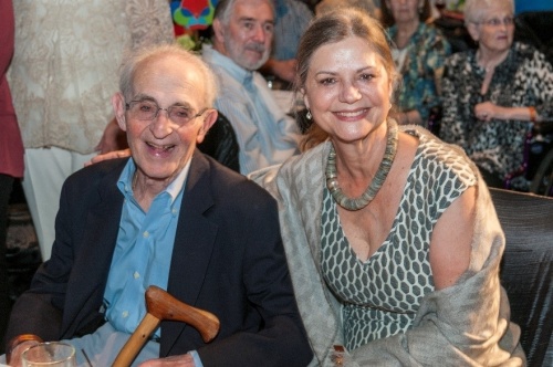 A new arts grant is named for the late David Gottlieb, pictured here with his wife, Brenda, at The Woodlands Waterway Arts Festival’s Art Dash Party in 2016. (Courtesy The Woodlands Arts Council)