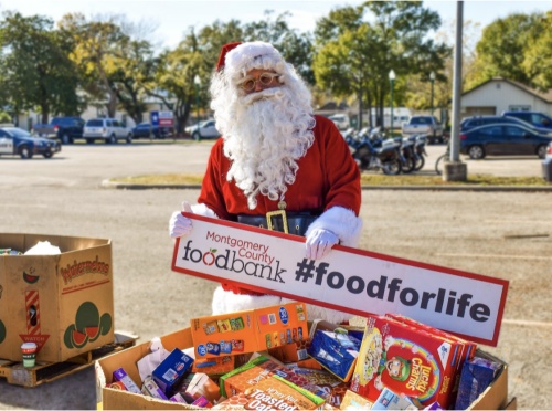 The food drive will conclude with a festive drop-off Dec. 4. (Courtesy Montgomery County Food Bank)