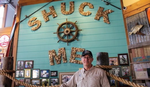 Bill Curci is a chief operating partner for Shuck Me, a seafood restaurant in Fort Worth. (Bailey Lewis/Community Impact Newspaper)