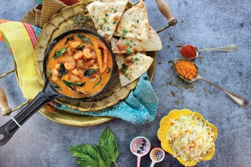 The eatery's menu features traditional Indian dishes as well as build-your-own options with menu items ranging from Butter Masala and Goan Vindaloo to Lamb Biryani and Samosa Chaat. (Courtesy Tikka Shack)