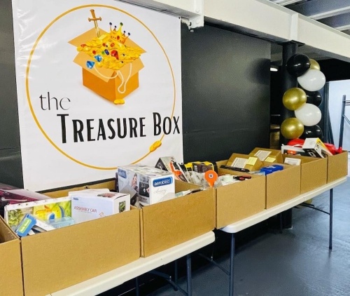 The Treasure Box purchases overstocked goods from larger stores such as Amazon to sell at a discounted price. (Courtesy The Treasure Box Facebook page)
