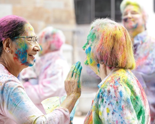 Flower Mound will host its Holi Festival of Color on March 19. (Courtesy Flower Mound Parks and Recreation) 