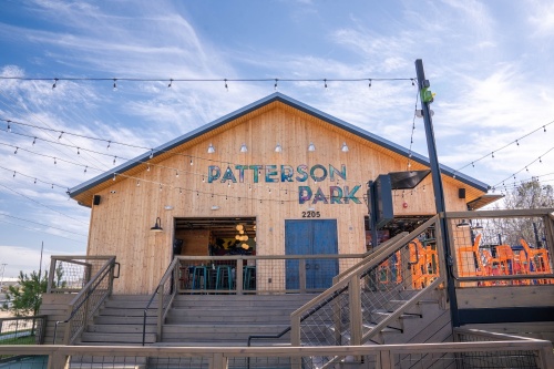 Patterson Park Patio Bar will open April 13 at 2205 Patterson Street, Houston, offering food, beer and cocktails on a 5,000-square-foot outdoor deck adjacent to the White Oak Bayou trail. (Courtesy Michael Anthony)