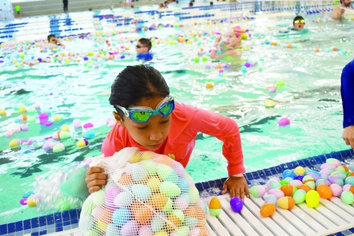 Children can hunt for Easter eggs in Flower Mound’s Community Activity Center H2O Egg Dive. (Courtesy town of Flower Mound)