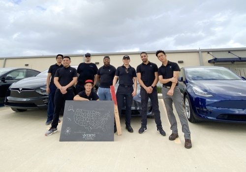 The first Rosenberg cohort of the Tesla START program started in October 2021. (Courtesy Texas State Technical College)
