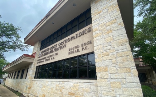 The Orthopedic Associates of Central Texas at 16020 Park Valley Drive in Round Rock is one of several locations in the Austin area now operating under Ascension Texas ownership. (Brian Rash/Community Impact Newspaper)