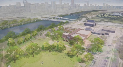 The relocated cultural center is expected to open by late 2024. (Courtesy city of Austin)