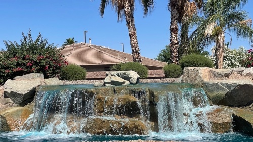 Vintage Ranch waterfall feature