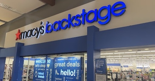Macy's Backstage sells clothing for all ages as well as home decor and accessories. (Lexi Canivel/Community Impact Newspaper)