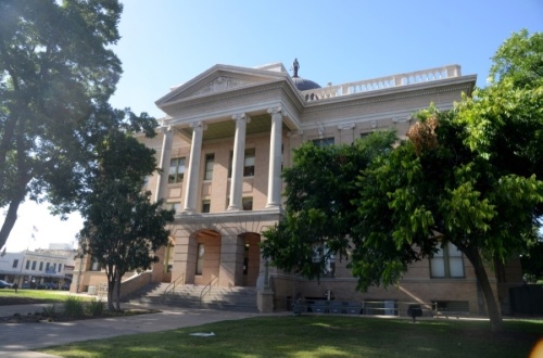 exterior of county courthouse