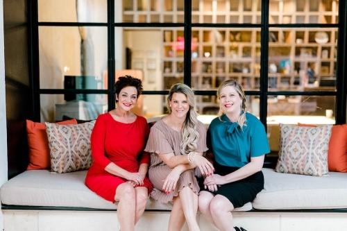 three women in office