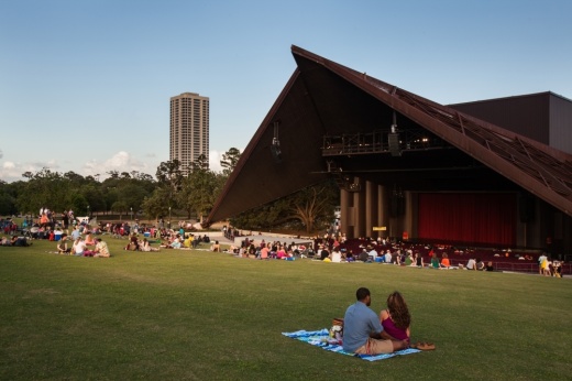 The Miller Outdoor Theater hosts performances at no cost for admission. (Courtesy Visit Houston Texas)