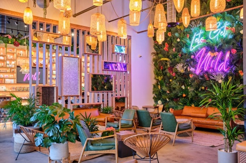 The original Bali-inspired lounge in the Heights offers hemp-infused cocktails, coffee and a dispensary. (Courtesy Wild Concepts)