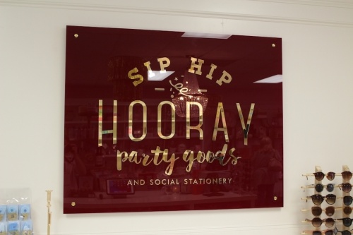 Sip Hip Hooray celebrates its one-year anniversary of its flagship store in Old Town Tomball. (Chandler France/Community Impact Newspaper)