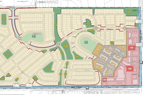 Site map for The Grove Frisco.