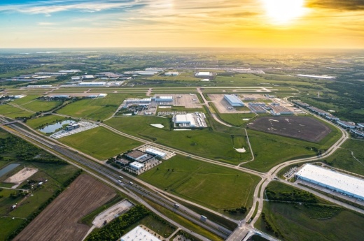 aerial of Fort Worth Alliance Airport