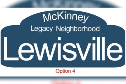 Pictured is the design that has been selected for the McKinney neighborhoods. (Courtesy city of McKinney)