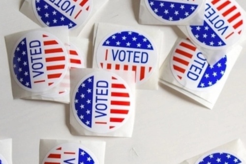 "I voted" stickers