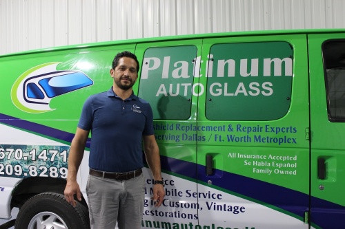
Federico Quezada opened Platinum Auto Glass in July 2018.