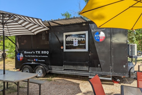 Photo of the Kona's food truck at its new location