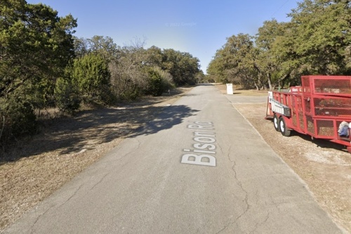 Austin Bridge and Road, the primary contractor for Hill Country Village’s citywide street and drainage improvement project, promises that despite apparent slowdowns, the entire project is nearly 50% done and on schedule for completion in January. Bison Road is one of the streets to receive work this summer. (Courtesy Google Streets)