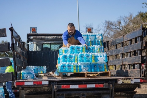 Austin spent hundreds of thousands of dollars on water distribution and staffing amid the February boil-water notice. (Courtesy Austin Water)